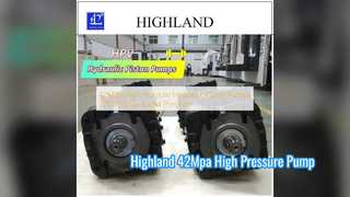 Highland 42Mpa High Pressure Hydraulic Piston Pump HPV110