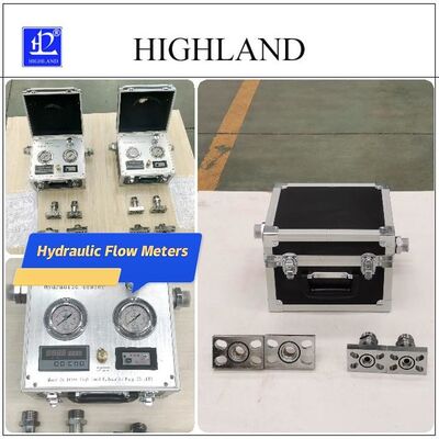Snow Car Hydraulic Flow Meters With Max Pressure 420 Bar Removable
