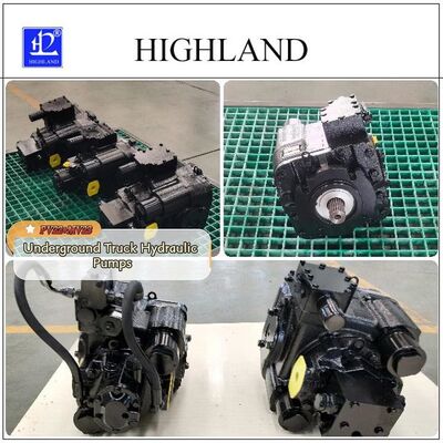Hydraulic Components Underground Truck Hydraulic Pumps Cast Iron Housing Patent Certified
