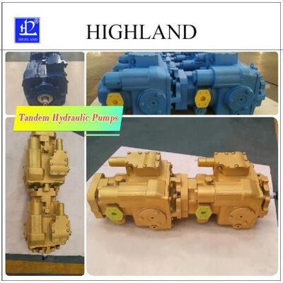 Cotton Harvester Tandem Hydraulic Pumps For Hydraulic System Components
