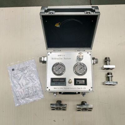 Silver Color Portable Mobile Hydraulic Flow Meters To Test Hydraulic System