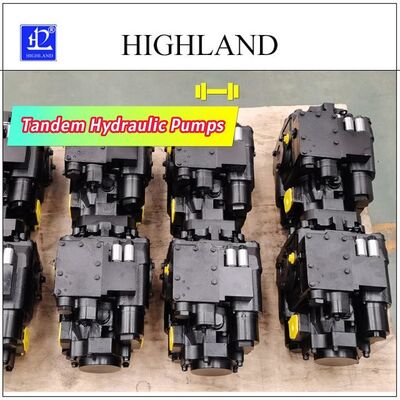 HPV & HMF Tandem Hydraulic Pumps: Variable Displacement, Max Pressure 42Mpa, 2900r/min
