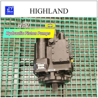 Highland High Pressure Concrete Mixer Hydraulic Piston Pumps High Efficiency