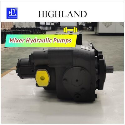 Concrete Mixer Axial Flow Hydraulic Piston Pump 42Mpa High Pressure