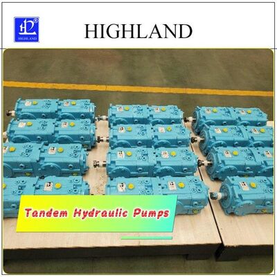 90Ml/R Tandem Hydraulic Pumps Harvesting Machinery Hydrostatic Pump