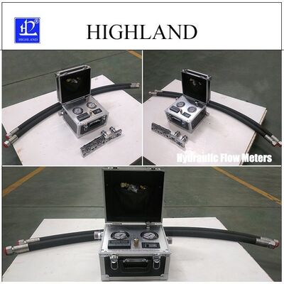 HIGHLAND Cement Mixer Hydraulic Flow Meter Data Display 400L/Min Flow Rate Testing