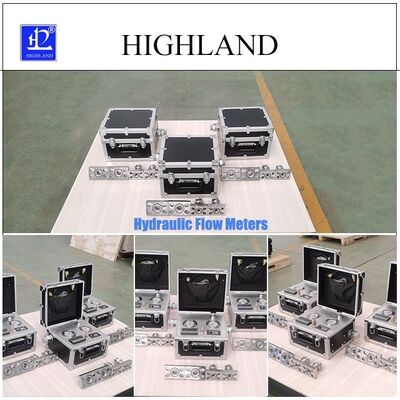HIGHLAND Cement Mixer Hydraulic Flow Meter Data Display 400L/Min Flow Rate Testing
