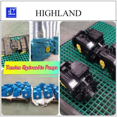 97% Tandem Hydraulic Pumps With Cast Iron Package Plywood Case