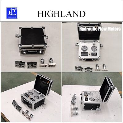 HIGHLAND Precise Flow Measurement Hydraulic Tester Data Display For Cement Mixer