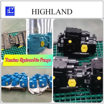 Cast Iron Housing Underground Truck Hydraulic Pumps With Model PV22+MV23