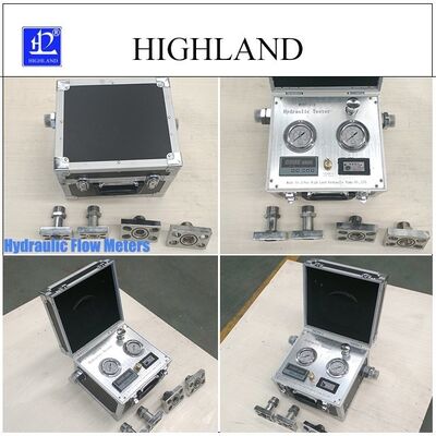 MYHT-1-4 Hydraulic Flow Meters With Data Display For Oil Temperature Range -20C -150C