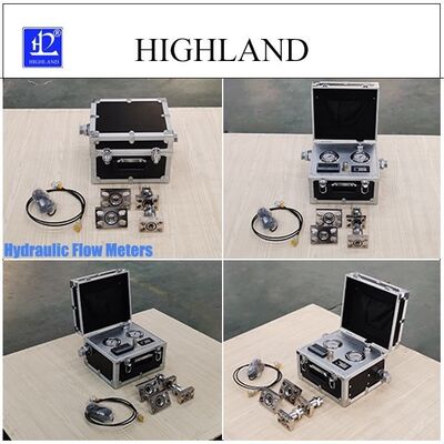 MYHT-1-4 Hydraulic Flow Meters With Data Display For Oil Temperature Range -20C -150C