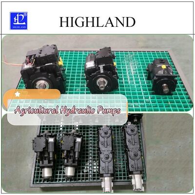 Highland 97% Efficiency Cast Iron Variable Displacement Hydraulic Axial Plunger Pump for Agricultural Machinery