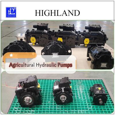 Highland 97% Efficiency Cast Iron Variable Displacement Hydraulic Axial Plunger Pump for Agricultural Machinery