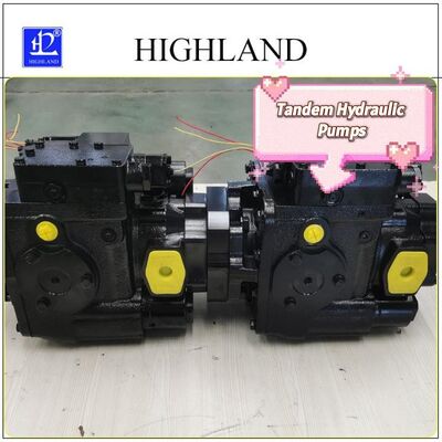 Hydraulic System Components Harvester Tandem Pumps with Cast Iron Construction