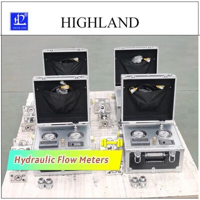 High Pressure Hydraulic Flow Meter 500L/Min Max Pressure 420 Bar