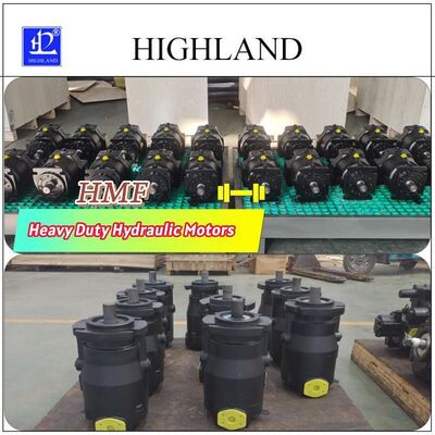 Heavy Duty HMF90 Hydraulic Motors Cast Iron Housing Easy Maintenance High Torque