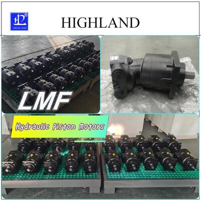 LMF30 Hydraulic Piston Motor With Cast Iron Housing And Patent Certificate