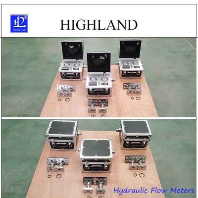 Max Pressure 420 Bar Accurate Hydraulic Flow Meters With Data Display