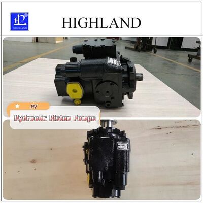 Black Hydraulic Piston Pump With Variable Displacement For Agriculture Industry