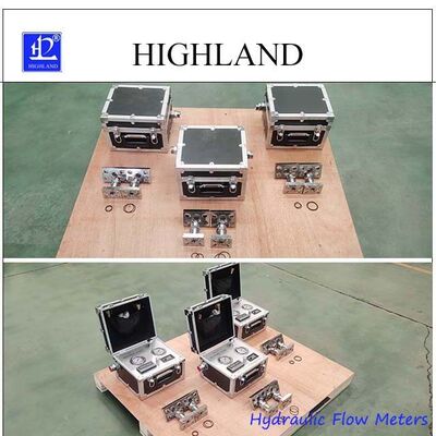 High Pressure  Hydraulic Flow Meter For Snow Car Operation HIGHLAND Design