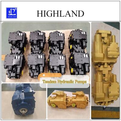 Variable Displacement Tandem Hydraulic Pumps for Rated Working Pressure of 35 Mpa