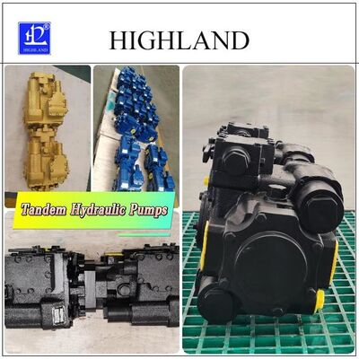 Custom Design Tandem Hydraulic Pumps Variable Displacement for Mobile Applications