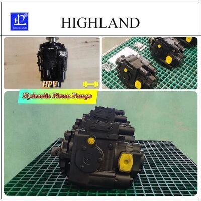 Variable Displacement Axial Piston Pump Black Cast Iron Hydraulic Source Power