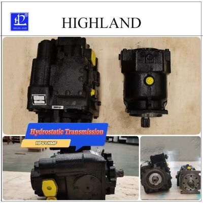 Hydrostatic Transmission Cast Iron Components Hydraulic Drive Mode In Plywood Case